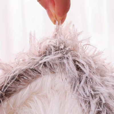 Plush Cave Bed: A Snuggly Little Hideaway for Happier, Calmer Pets